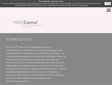 Tablet Screenshot of mdcontrol.de